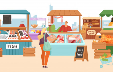 Ilustrasi peran pasar bagi perekonomian