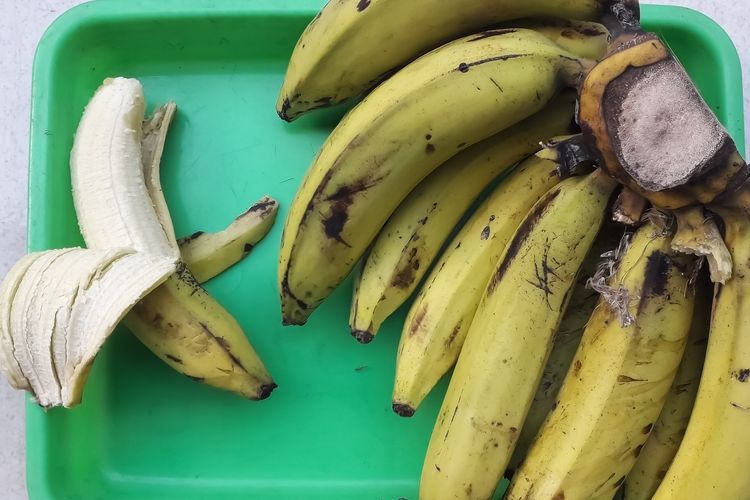 ilustrasi pisang ambon. 