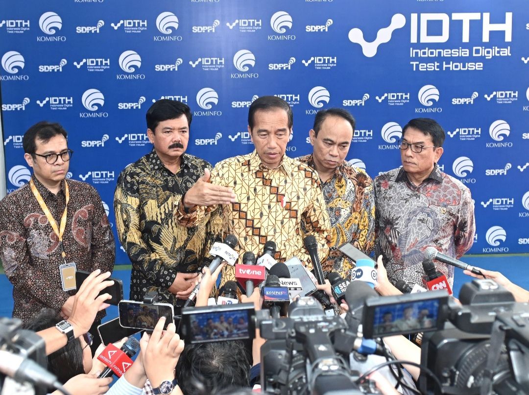 Jokowi Resmikan Indonesia Digital Test House, Anggarannya Hampir 1 Triliun 