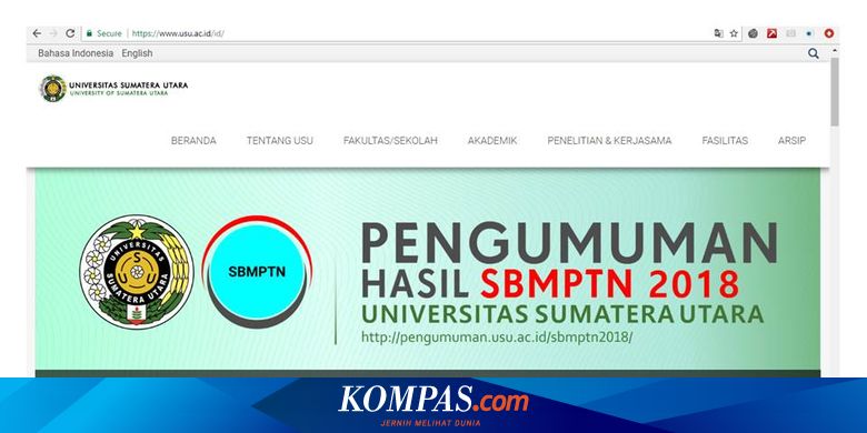 Jadwal Dan Cara Registrasi Mahasiswa Usu Dari Jalur Sbmptn