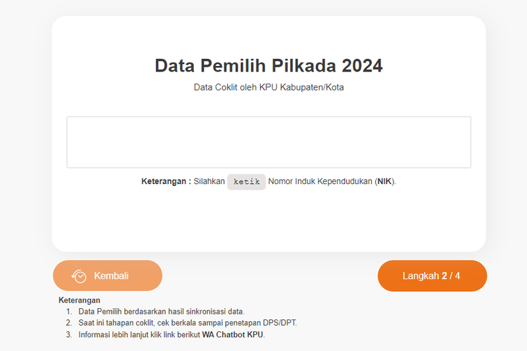 Cara Cek DPT Online Pilkada 2024, Berikut Link dan Syarat Mencoblos di TPS