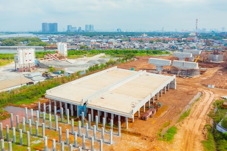 PT Waskita Beton Precast Tbk (WSBP) turut serta dalam proyek Jalan Tol Kamal-Teluknaga-Rajeg-Balaraja (Kataraja) dengan cara menyuplai produk.