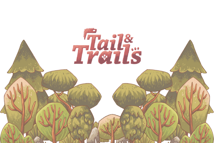 Ilustrasi game Tail & Trails buatan Mojiken Studios.