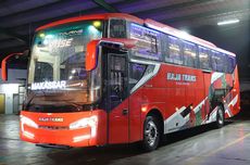 Dua Bus Baru PO Raja Trans Meluncur, Pakai Bodi Skylander R22