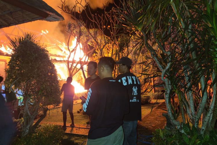 Restoran Vila di Nusa Penida Bali Terbakar, Kerugian Rp 200 Juta