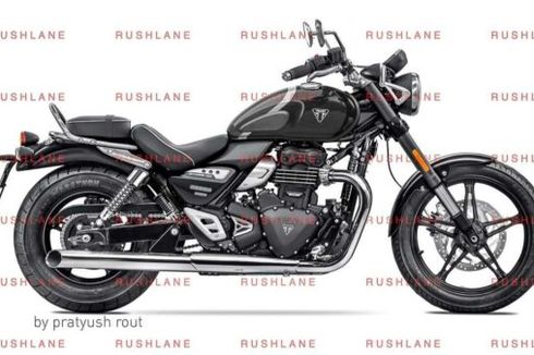 Gambar Digital Triumph Speedmaster 400, Lawan Royal Enfield Meteor