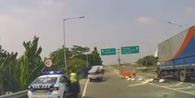 Polisi Tewas Tertabrak Saat Menolong Truk Mogok di Tol JORR