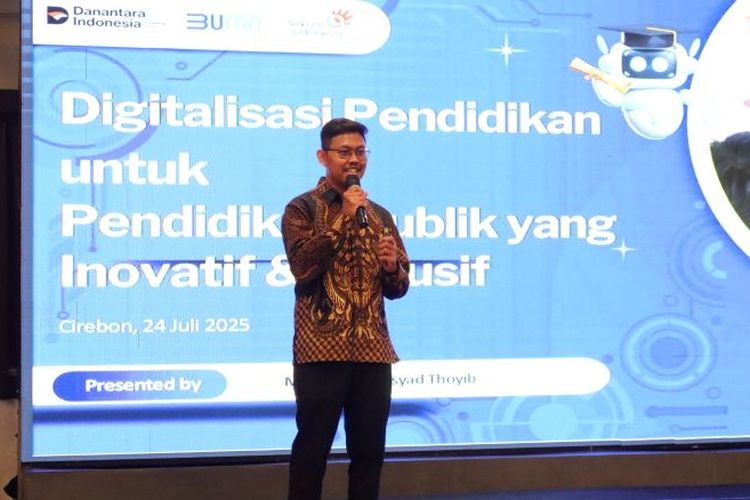 Narasumber M. Irsyad Thoyib saat acara Indonesia Digital Learning (IDL) 2025, beberapa waktu yang lalu.