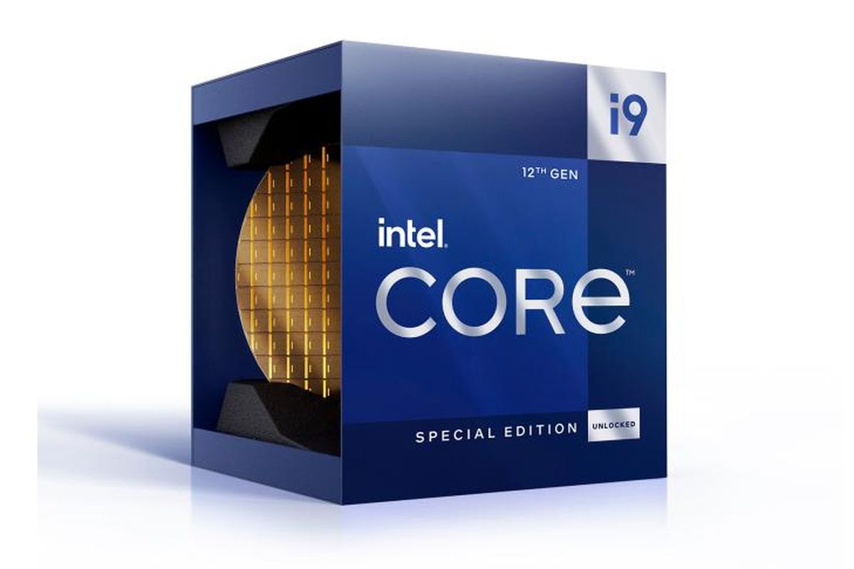 Ilustrasi prosesor Intel Core i9-12900KS.