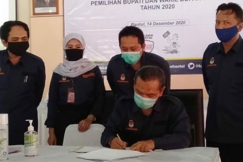 Hasil Rapat Pleno KPU Bantul, Calon Bupati Petahana Dikalahkan Wakilnya