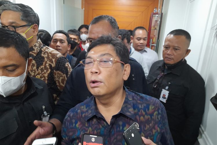 Wakil Sekretaris Jenderal DPP PDI-P Utut Adianto ditemui di Kompleks Parlemen Senayan, Jakarta, Senin (3/10/2022).