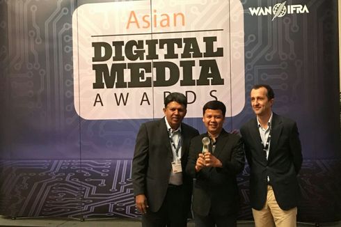 VIK Kompas.com Raih Penghargaan Internasional Asian Digital Awards