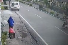 Kronologi Video Viral Mobil Tabrak Pedagang Jamu, Berawal Sopir Meleng gara-gara Rokok