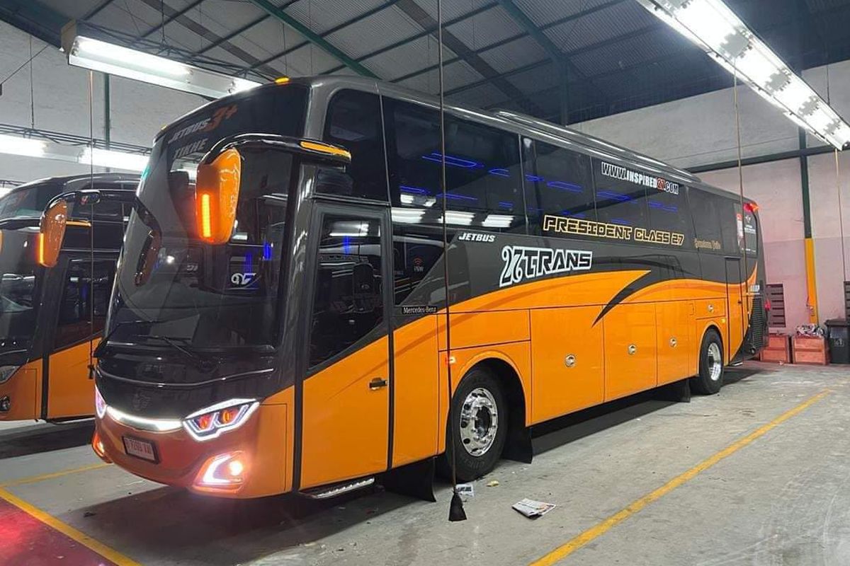 Bus AKAP baru PO 27 Trans