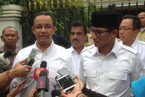 Anies-Sandi Berangkat ke Istana Bareng dari Masjid Sunda Kelapa