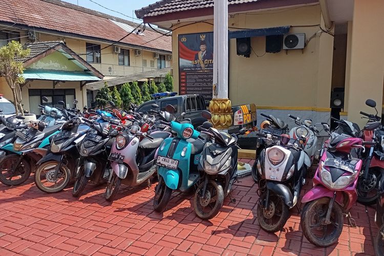 Polisi Sita 26 Motor Hasil Tarikan 