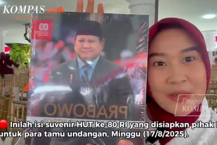 Dari payung, kaos, hingga buku Presiden Prabowo, ini 11 suvenir eksklusif yang dibagikan di Istana pada perayaan HUT ke-80 RI.
