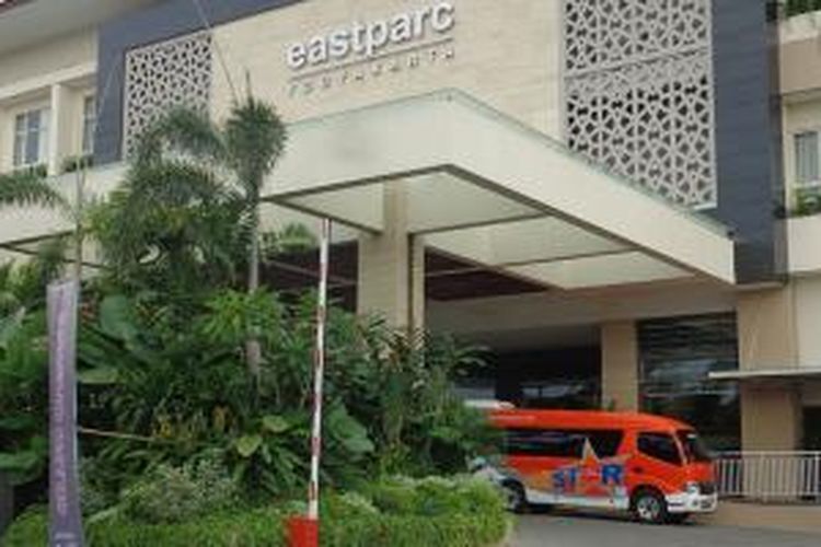 Hotel Eastparc di Jalan Laksda Adisucipto, Yogyakarta.