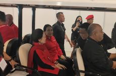 Tiba di Arena Rakernas Jelang Penutupan, Megawati "Dikawal" Sejumlah Ketua DPP PDI-P