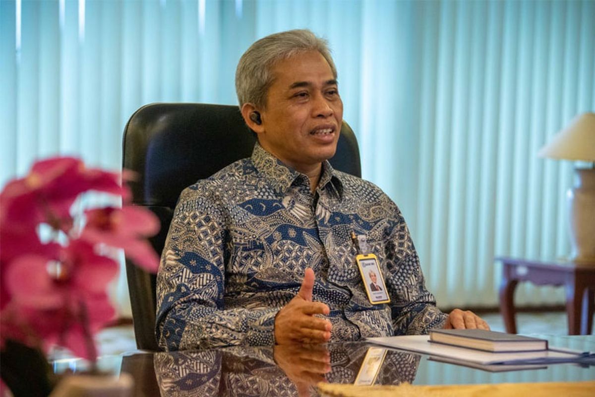 Direktur Manajemen Risiko PT Bank Rakyat Indonesia (Persero) Tbk Agus Sudiarto. 