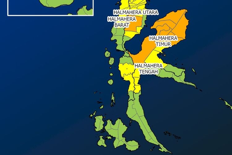 BMKG Prediksi Maluku Utara Cerah Berawan hingga 25 Oktober, Warga Diminta Waspadai Karhutla