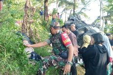 Pikap Angkut Rombongan Hajatan Terjun ke Jurang di Brebes, Tiga Orang Tewas