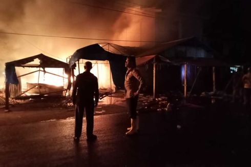 Pasar Kambang Pesisir Selatan Terbakar, Kerugian Capai Rp 6,1 Miliar