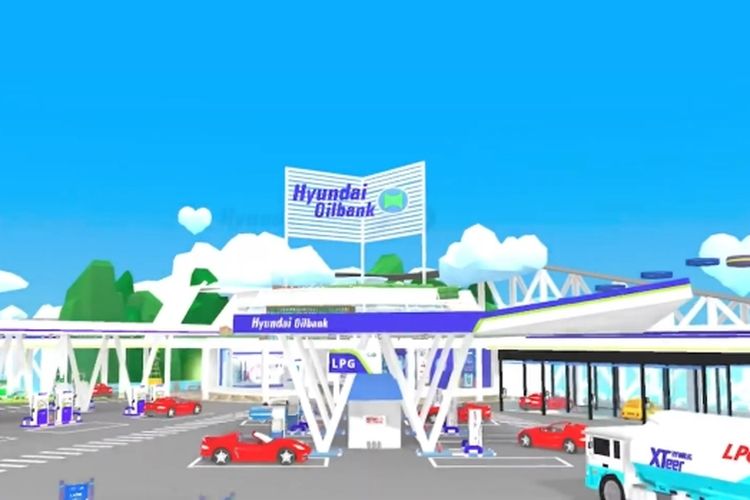 Stasiun all in one virtual milik Hyundai Oilbank