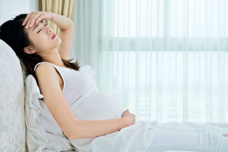 Ilustrasi penyebab tekanan darah rendah selama kehamilan.