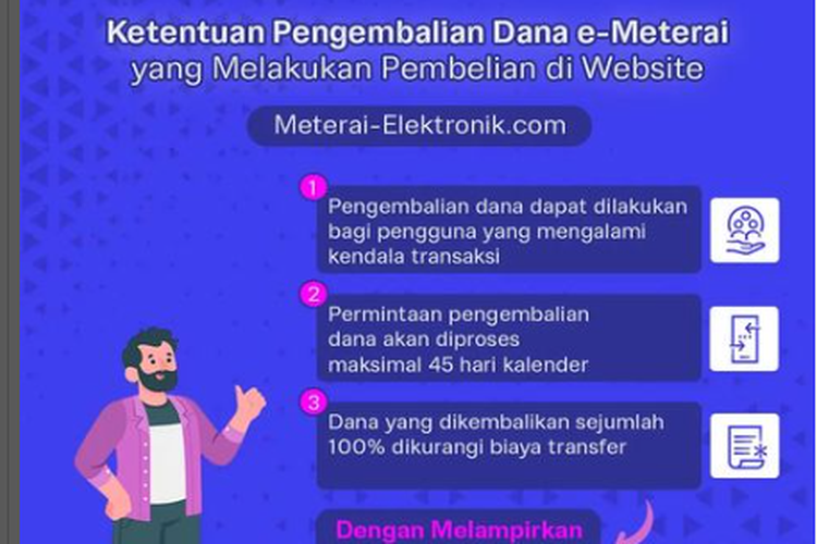 Ketentuan Pengembalian Dana E-meterai, Pelamar CPNS 2024 Perlu Tahu