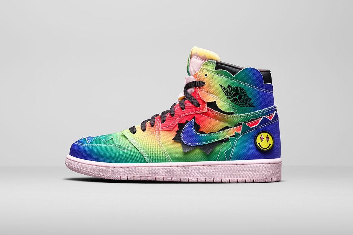 Sneaker kolaborasi Air Jordan 1 X J Balvin.