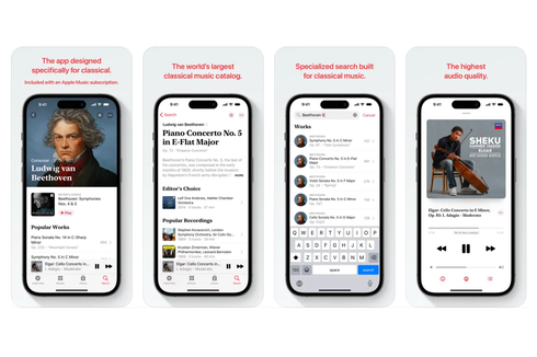 Apple Luncurkan Aplikasi Streaming Khusus Musik Klasik