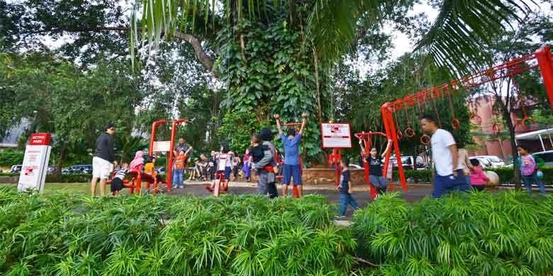 Active Park di Taman Ayodya Barito, Jakarta Selatan.    Dok: Coca-Cola Indonesia