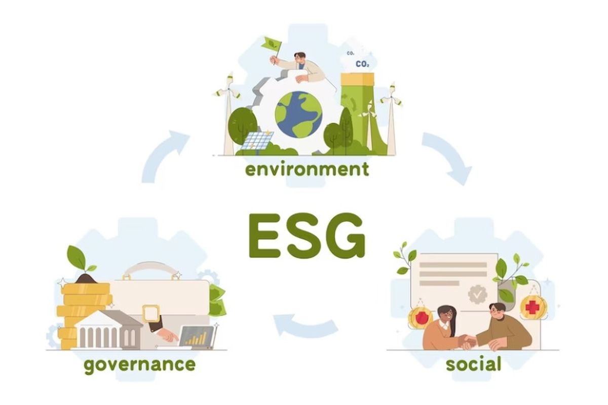 ESG adalah prinsip dan standar pengelolaan bisnis dan perusahaan yang mengikuti 3 kriteria yaitu lingkungan, sosial, dan tata kelola usaha yang baik