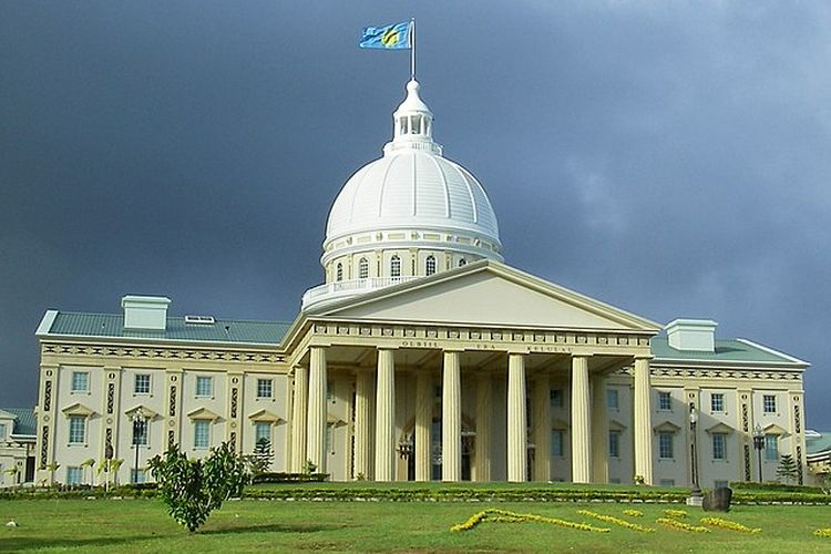 Suasana ibu kota Ngerulmud, Palau