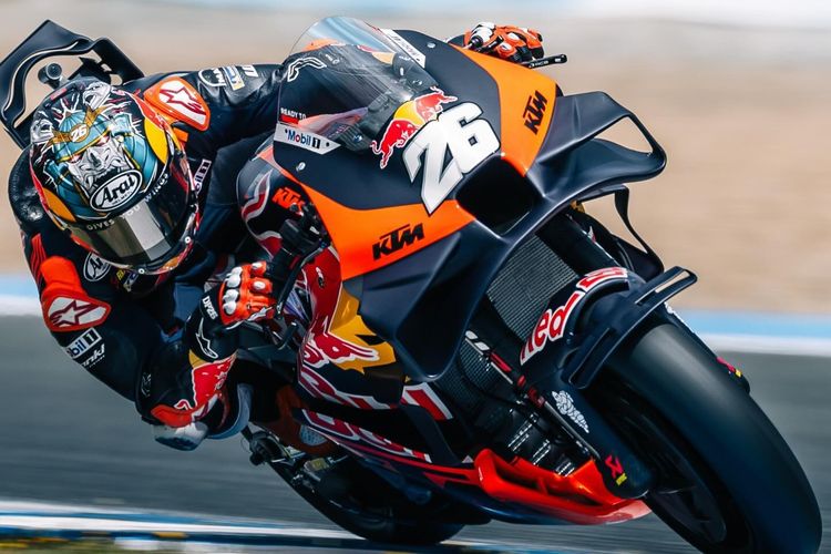Dani Pedrosa saat berlaga pada MotoGP Spanyol 2024