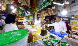 Blusukan ke Pasar, Presiden Jokowi Pastikan Pasokan Beras Bertambah dari Panen Raya