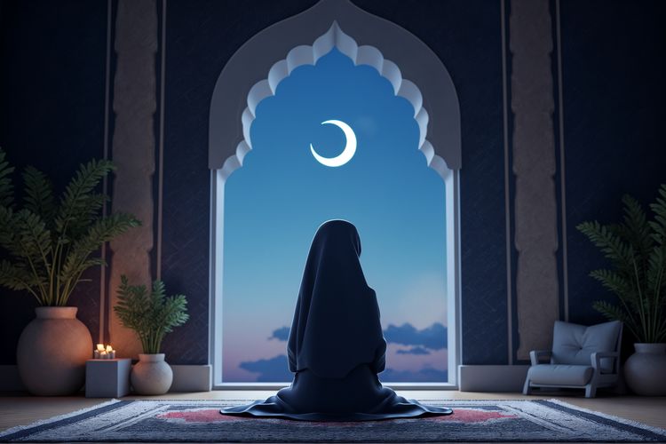 Ilustrasi shalat malam