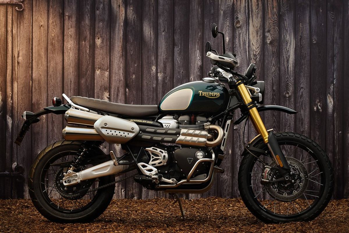 Triumph Scrambler 1200 model 2021 edisi Steve McQueen.