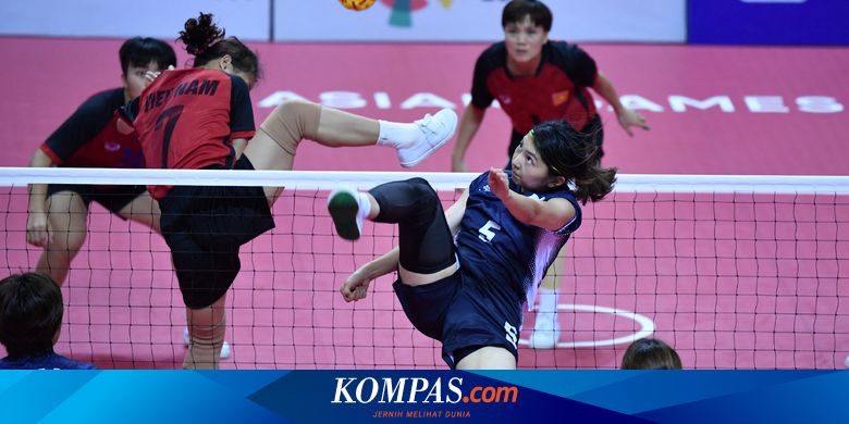 Sepak Takraw Sejarah Teknik Dan Ukuran Lapangan Halaman All Kompas Com
