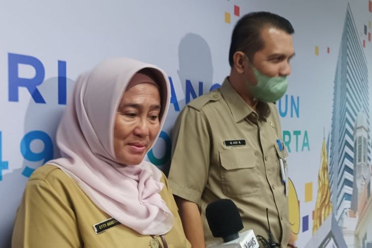 Sekretaris Badan Kepegawaian Daerah (BKD) DKI Jakarta Etty Agustijani di Balai Kota DKI Jakarta, Senin (21/8/2023). 