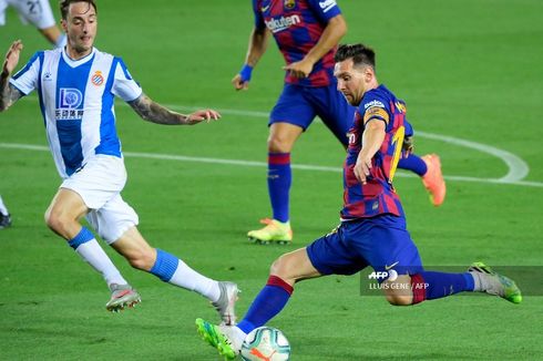 Barcelona Vs Espanyol, Messi-Griezmann Kembali Tersenyum dan Berpelukan