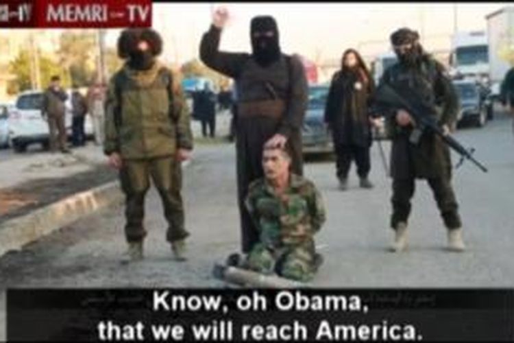 Lewat sebuah video seorang pria bertopeng anggota ISIS mengancam akan menyerang AS dan membunuh Presiden Barack Obama. Selain itu, dia juga mengancam akan menyerang Perancis dan Belgia.