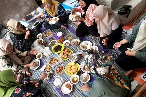 Tradisi Emak-emak di Kebagusan Jelang Ramadhan, Riung di Rumah Teman Sambil Makan-makan