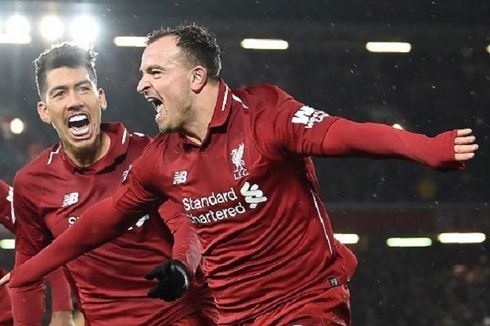 Liverpool Vs Man United, 2 Gol Shaqiri Bawa The Reds Puncaki Klasemen