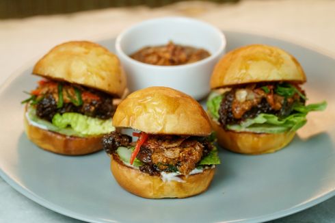 Resep Maranggi Slider, Burger Mini dengan Daging Maranggi