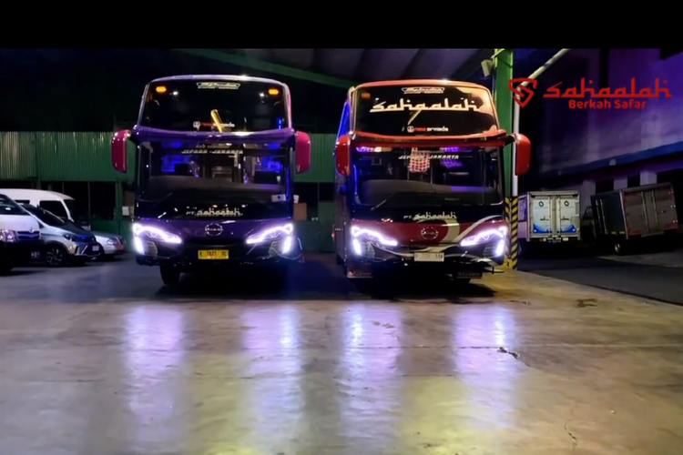 dua unit bus baru PO Sahaalah
