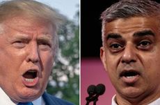 Trump Ejek Wali Kota London "Pecundang" Sebelum Mendarat di Inggris