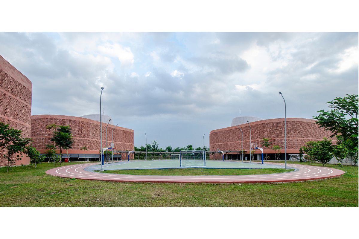 Gedung dari BINUS SCHOOL Semarang.