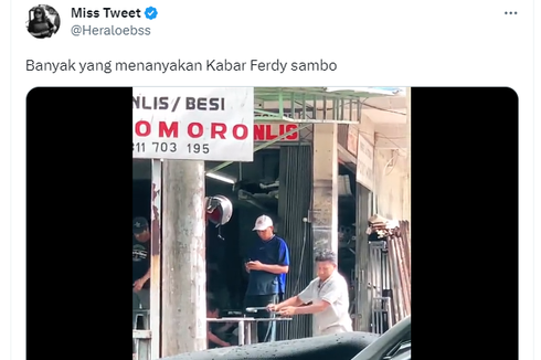 Viral, Video Sebut Kabar Terbaru Ferdy Sambo Jadi Tukang Las, Ini Klarifikasi Pemilik Bengkel